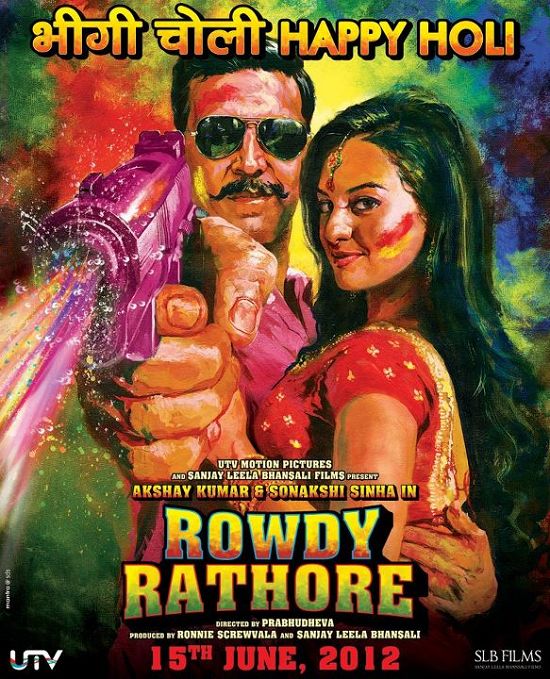 Rowdy Rathore Holi Poster Updated